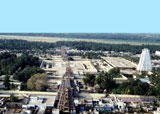 Srirangam view at Rajagopuarm